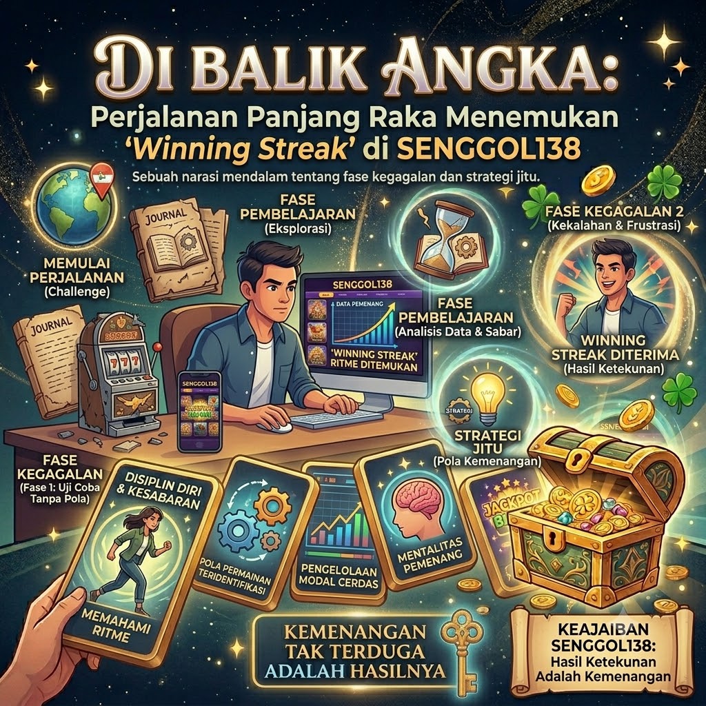Di Balik Angka: Perjalanan Panjang Raka Menemukan 'Winning Streak' di SENGGOL138