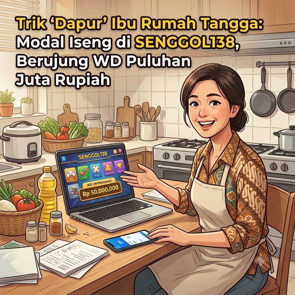 Trik "Dapur" Ibu Rumah Tangga: Modal Iseng di SENGGOL138, Berujung WD Puluhan Juta Rupiah